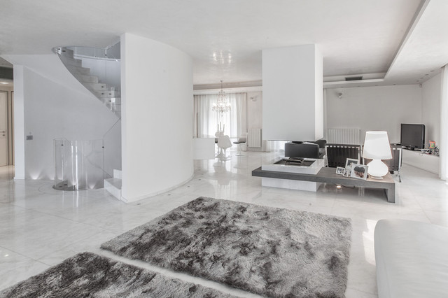 ABSOLUTE WHITE contemporaneo-sala-de-estar