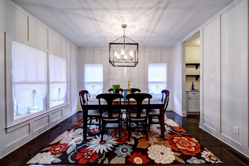 Example of a cottage dining room design in Atlanta