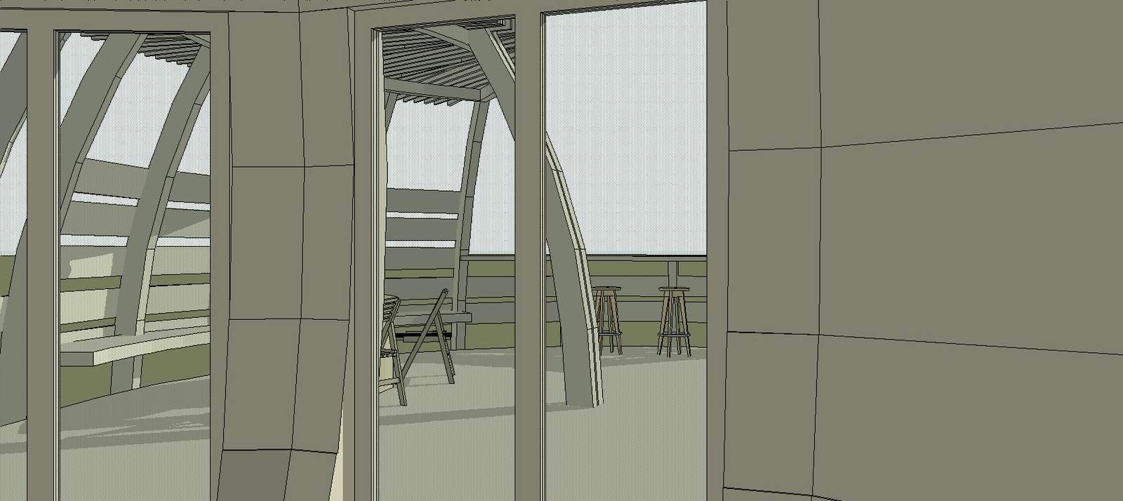 Необычная веранда (и терраса) к Необычному Дому (проект "Фазенда-лайф")