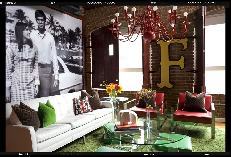 Inspiration for an eclectic home design remodel in Atlanta