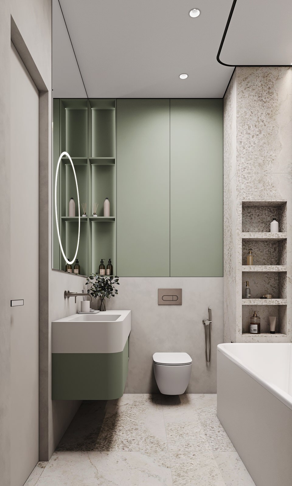 Мастер-санузел на Архитектора Власова