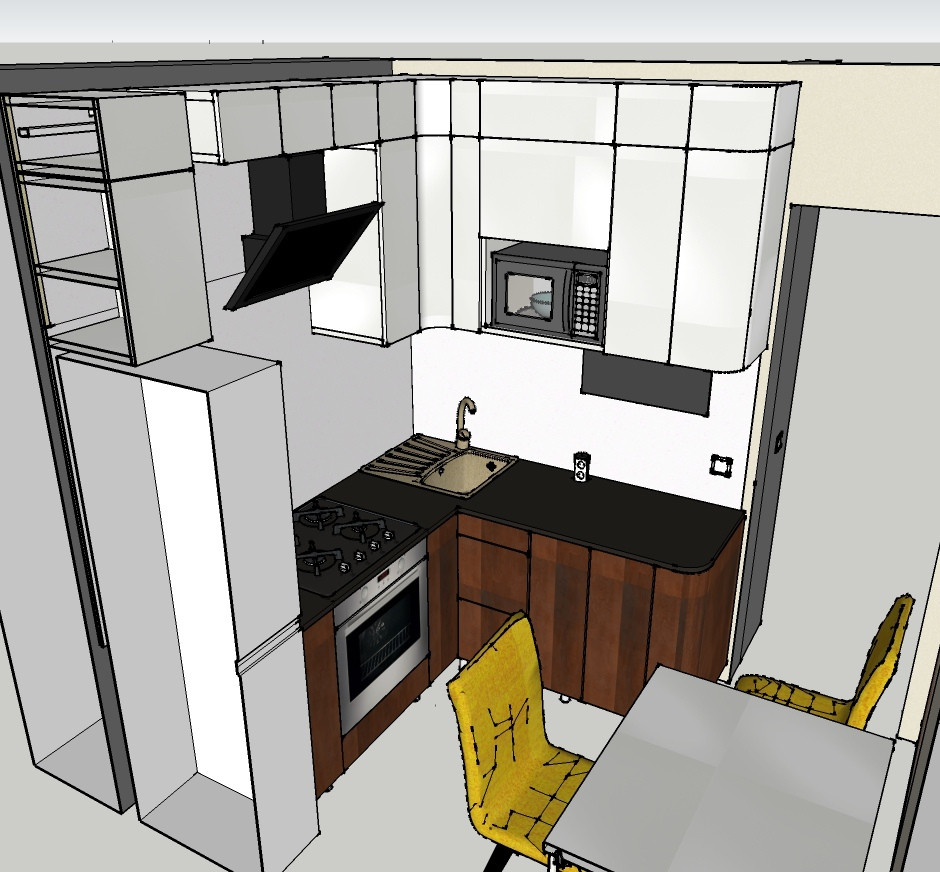 Кухня под заказ (мой первый реализованный проект)