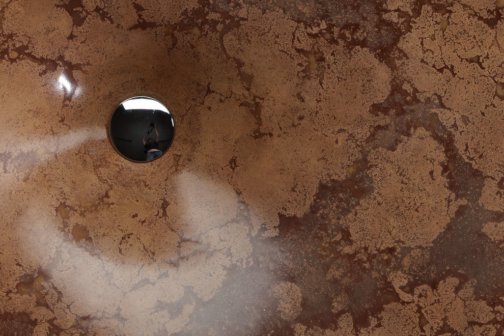 Wild savannah - concrete sink by Pietra Danzare