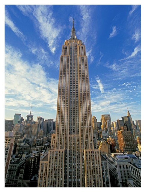 The Empire State Building New York City Wall Art 14 X18 Paper