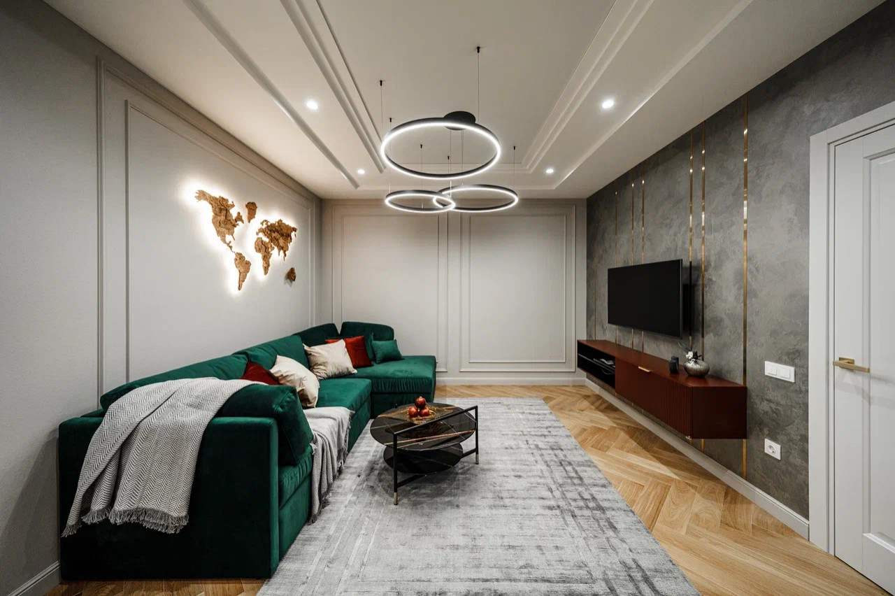 Трехкомнатная квартира для молодой пары