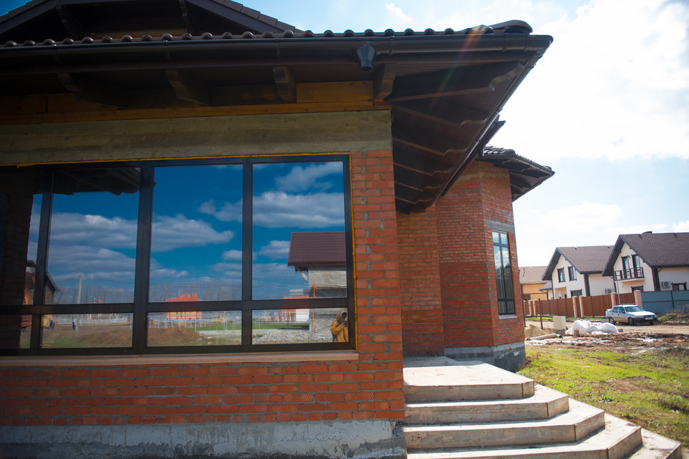 Монтаж крыши и свесов