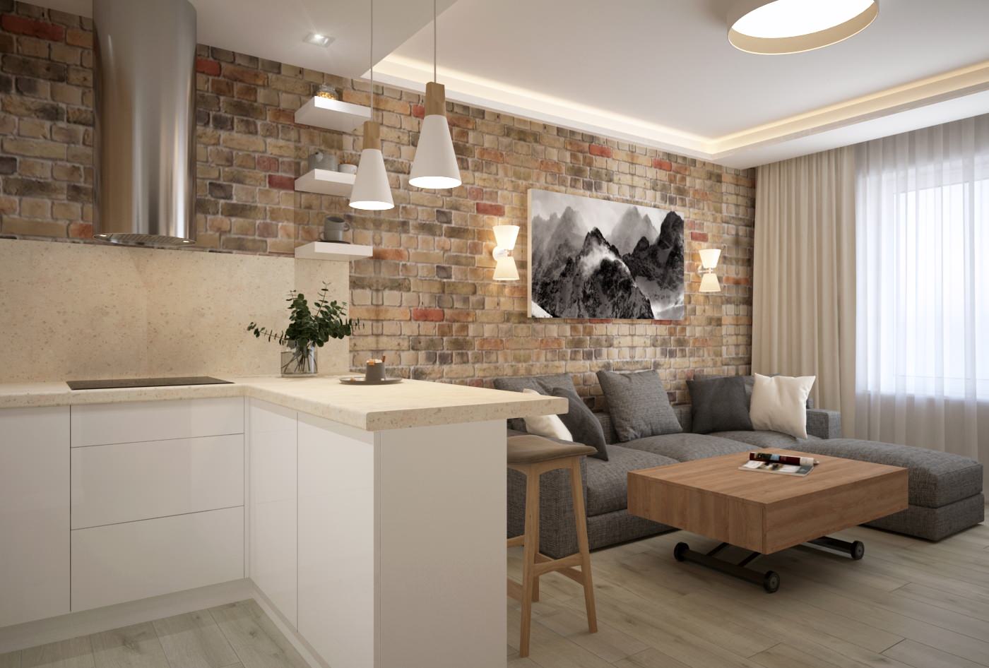 Ничего Лишнего.Квартира в Москве 40м2.