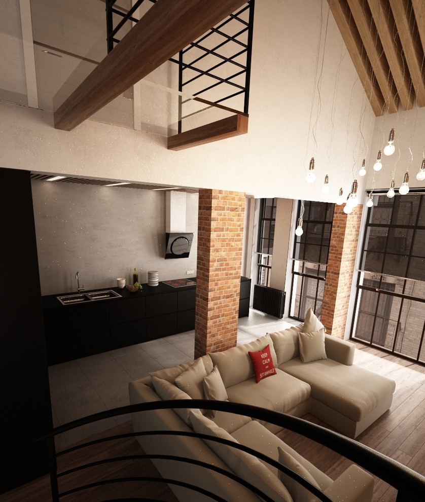 Квартира в стиле лофт