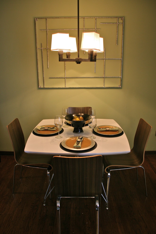 Photo of a modern dining room in Philadelphia.