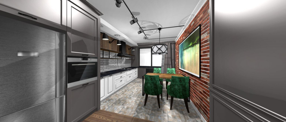 Дом в смешанном стиле