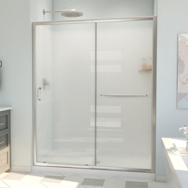 DreamLine D2096034XFC0004 InfinityZ 34x60" Sliding Shower Door, Base