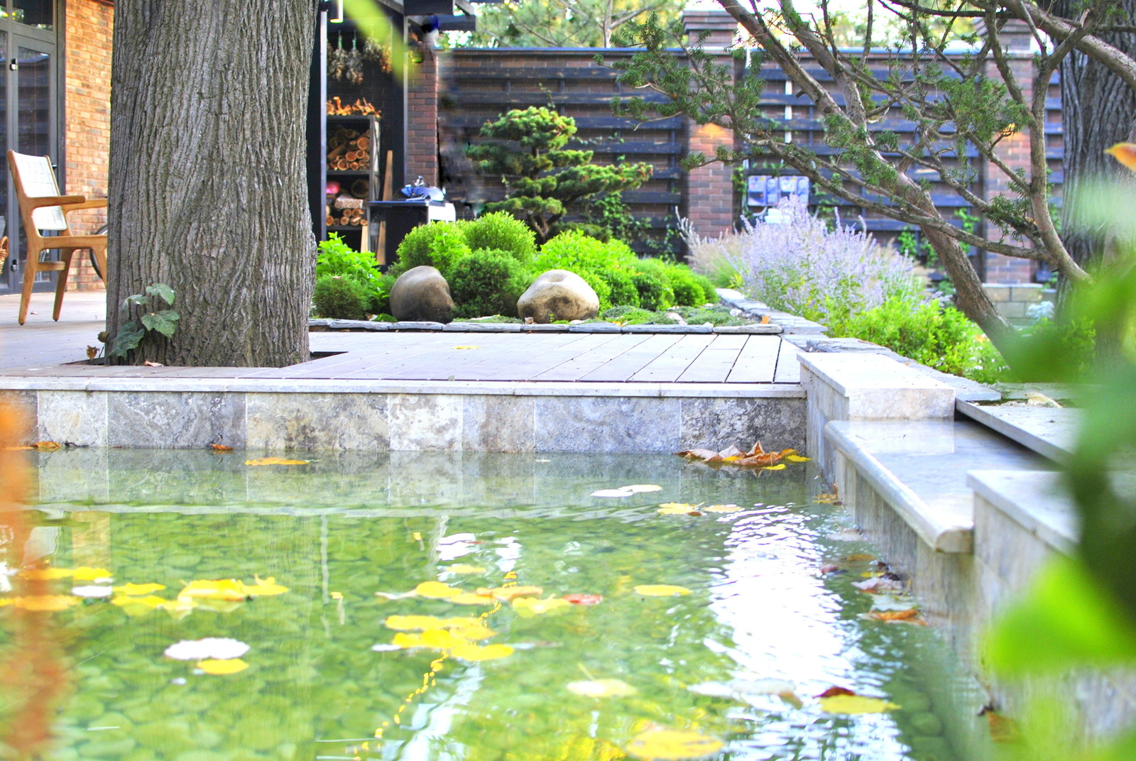 Сад с японскими интонациями.