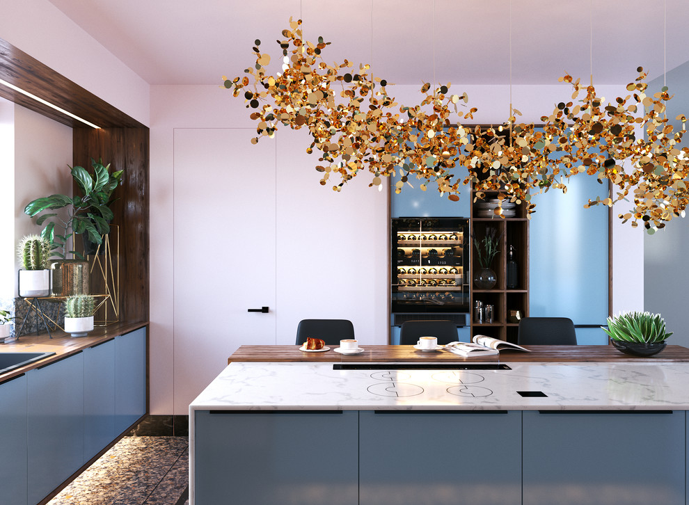 Дом на склоне. Кухня