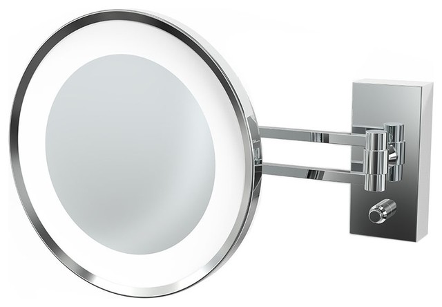 magnifying mirror with led light