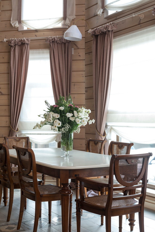 Дом из клееного бруса для большой семьи.