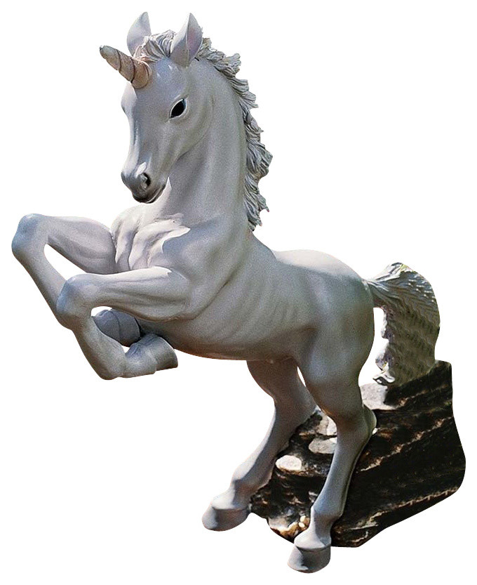 Enchanted Unicorn Statue Eclectic Garden Statues And Yard Art by