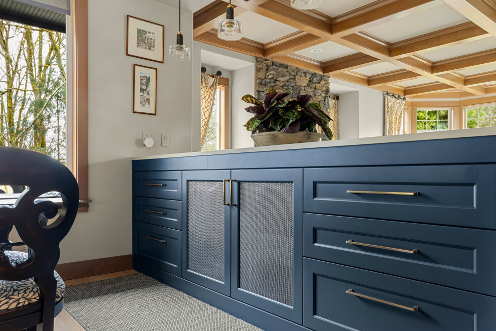 Home design - transitional home design idea in Seattle