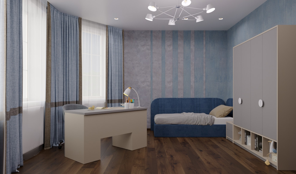 Детская комната по фен-шую, частный дом 200 кв.м