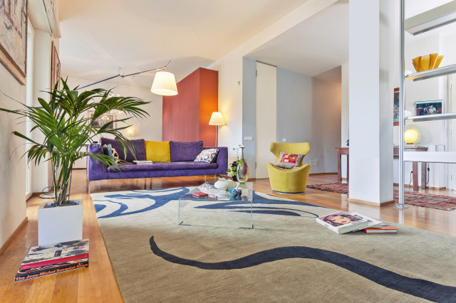 Casa CG contemporary-vardagsrum
