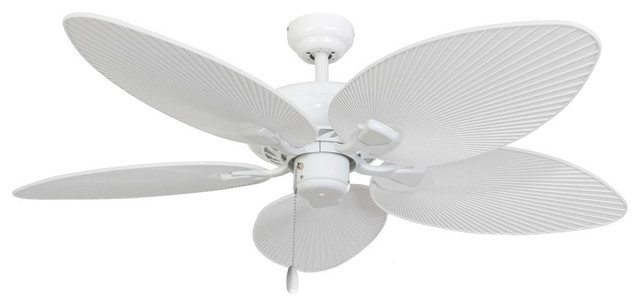 52 St Simons White Indoor Ceiling Fan Tropical Ceiling Fans