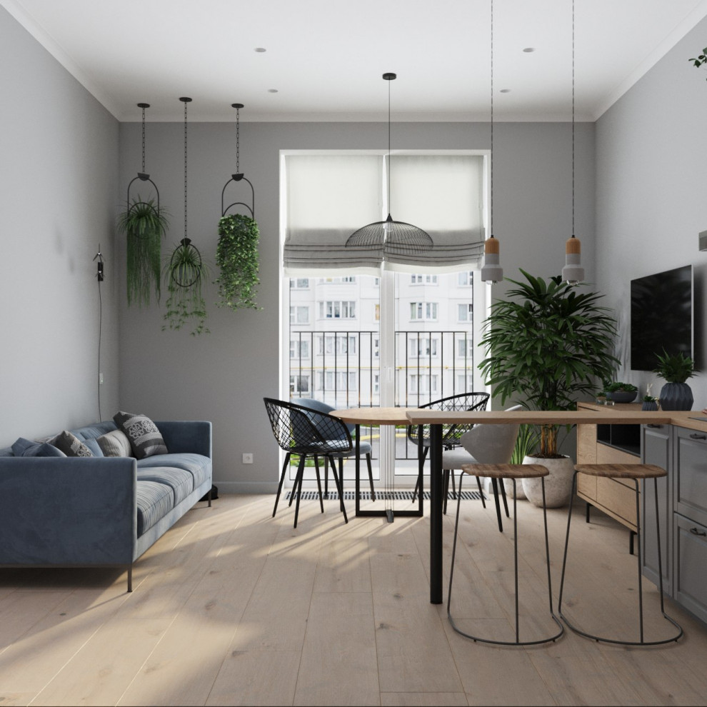 Уютный серый