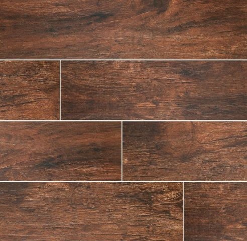 Glazed Tile, Redwood Mahogany - Contemporary - Wall And Floor Tile - by