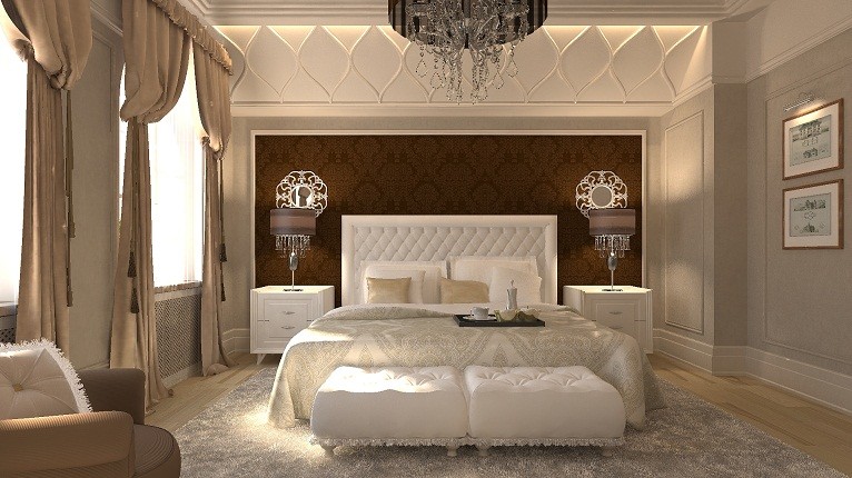 Дизайн проект интерьера роскошного дома в Чулково