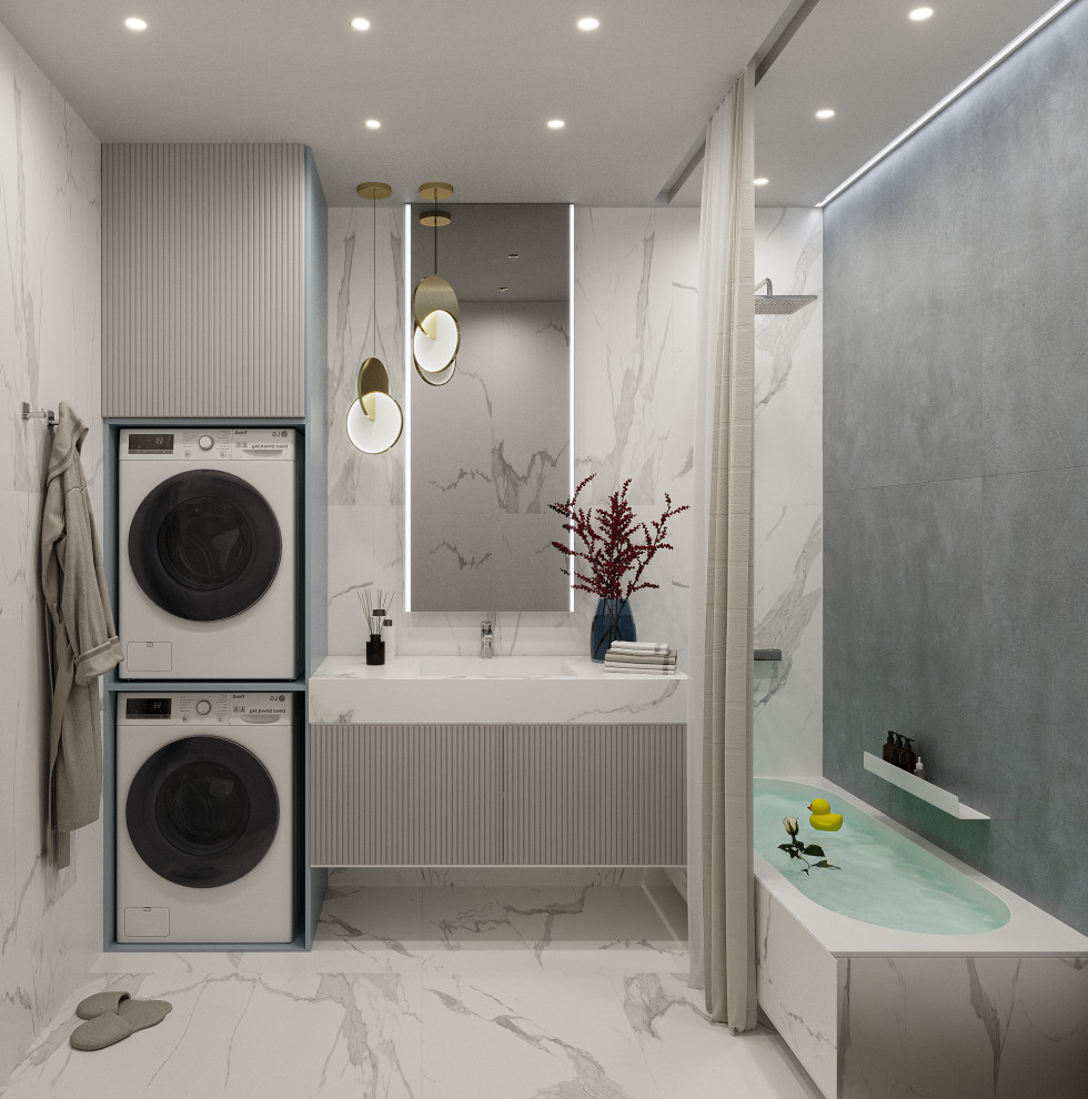 Проект 2х-комнатной квартиры в Мегаполис-парке