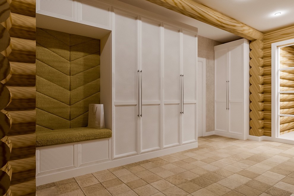 Дом из оцилиндрованного бревна 180м.кв.