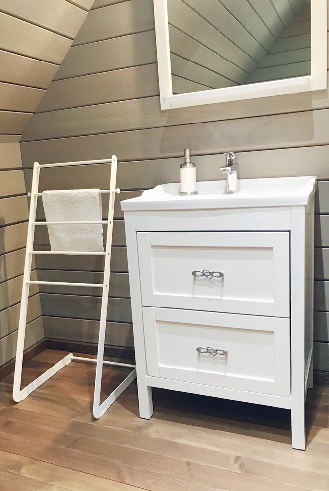 Attic In A Modern Russian Country House