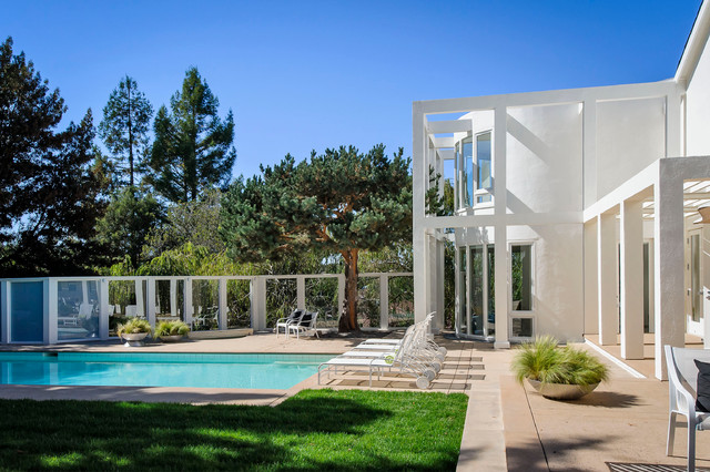 Jacaranda Circle contemporary-uteplats