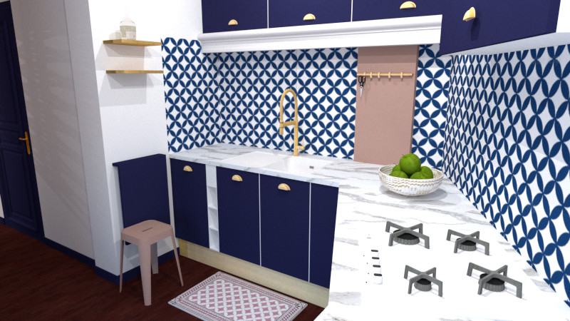 vue 3D cuisine