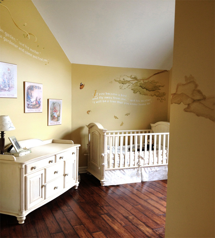 Inspiration for a traditional nursery in DC Metro.
