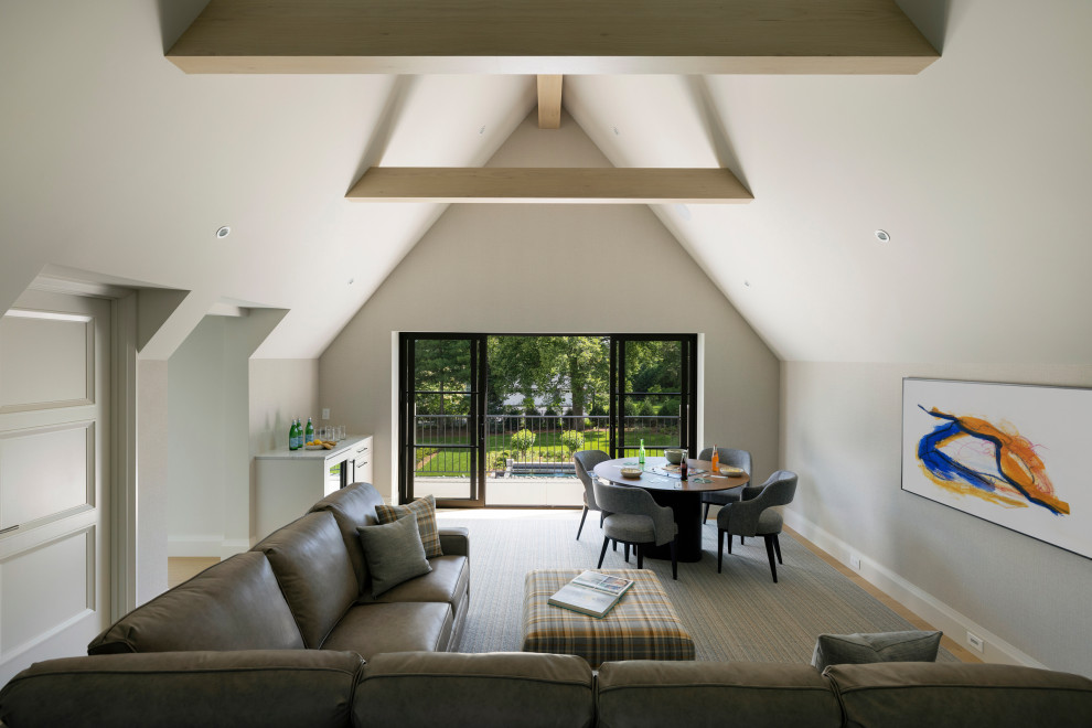 Transitional home design photo in Minneapolis