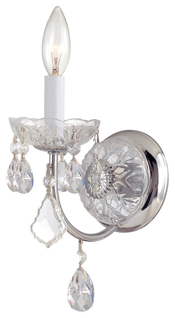 Imperial 1 Light Wall Sconce in Polished Chrome