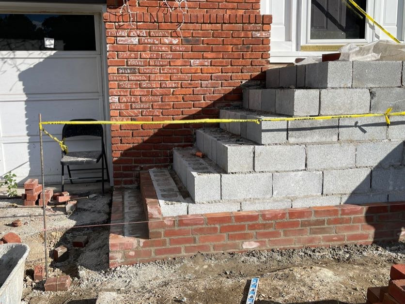 Masonry work and pavers