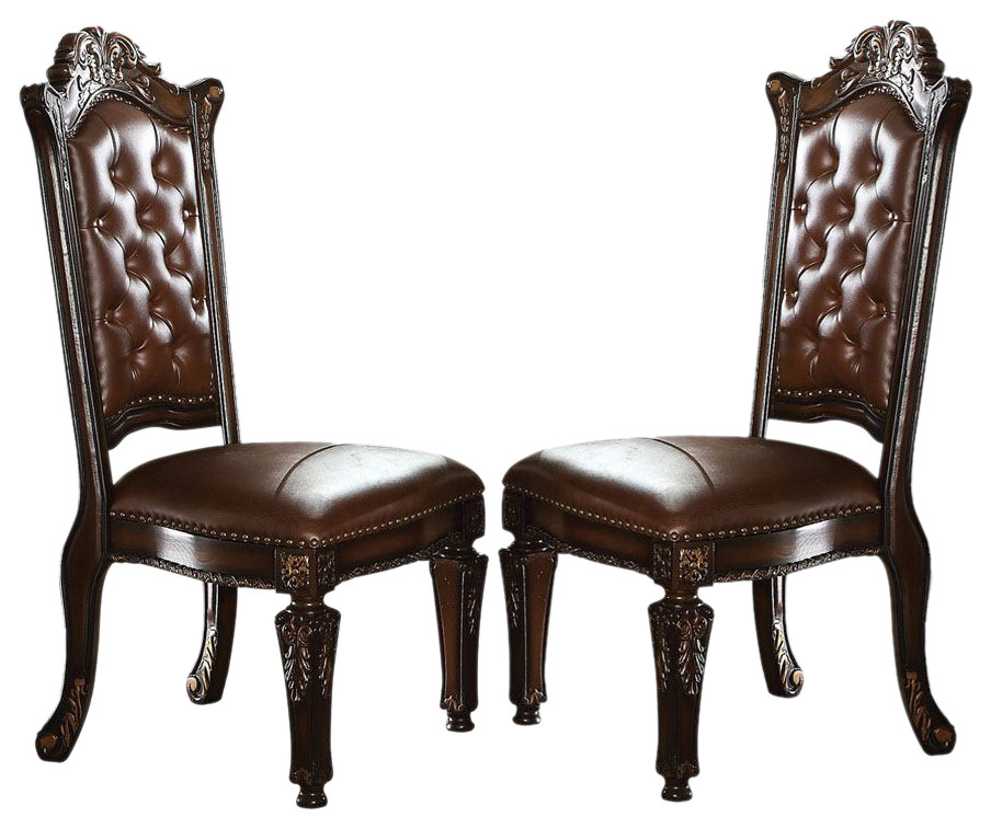 Emma Mason Signature Paragon Dining Side Chair with LeatherLike