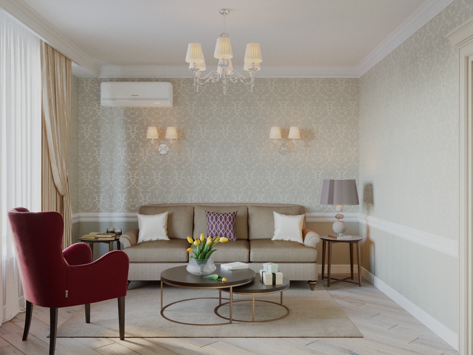 Дизайн интерьера Спальни Гостевой 68