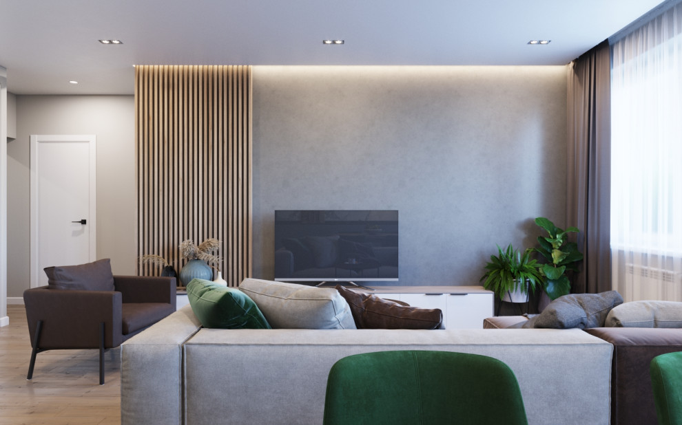 Современный интерьер в сдержанных тонах