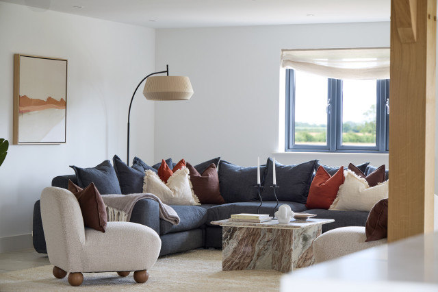 Industrial Barn Conversion contemporary-living-room
