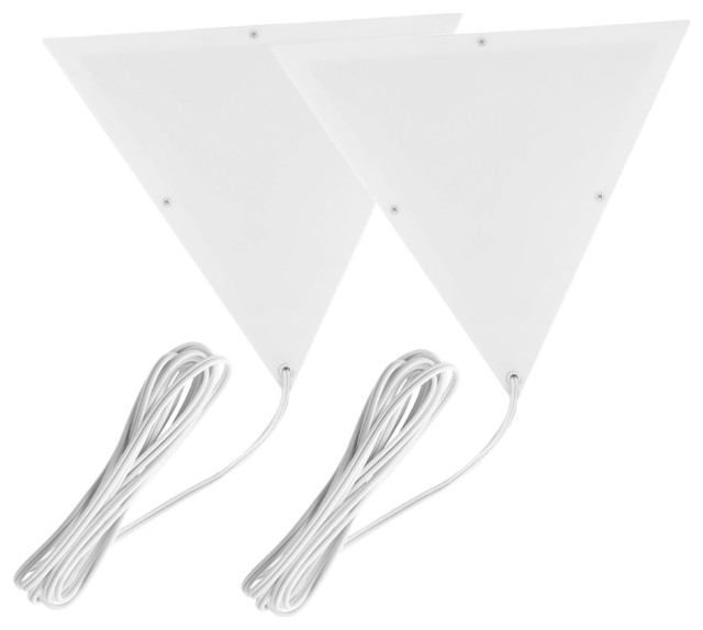 The Original Beacon Triangle Corner Light, PlugIn 17' Cord, 2Pack