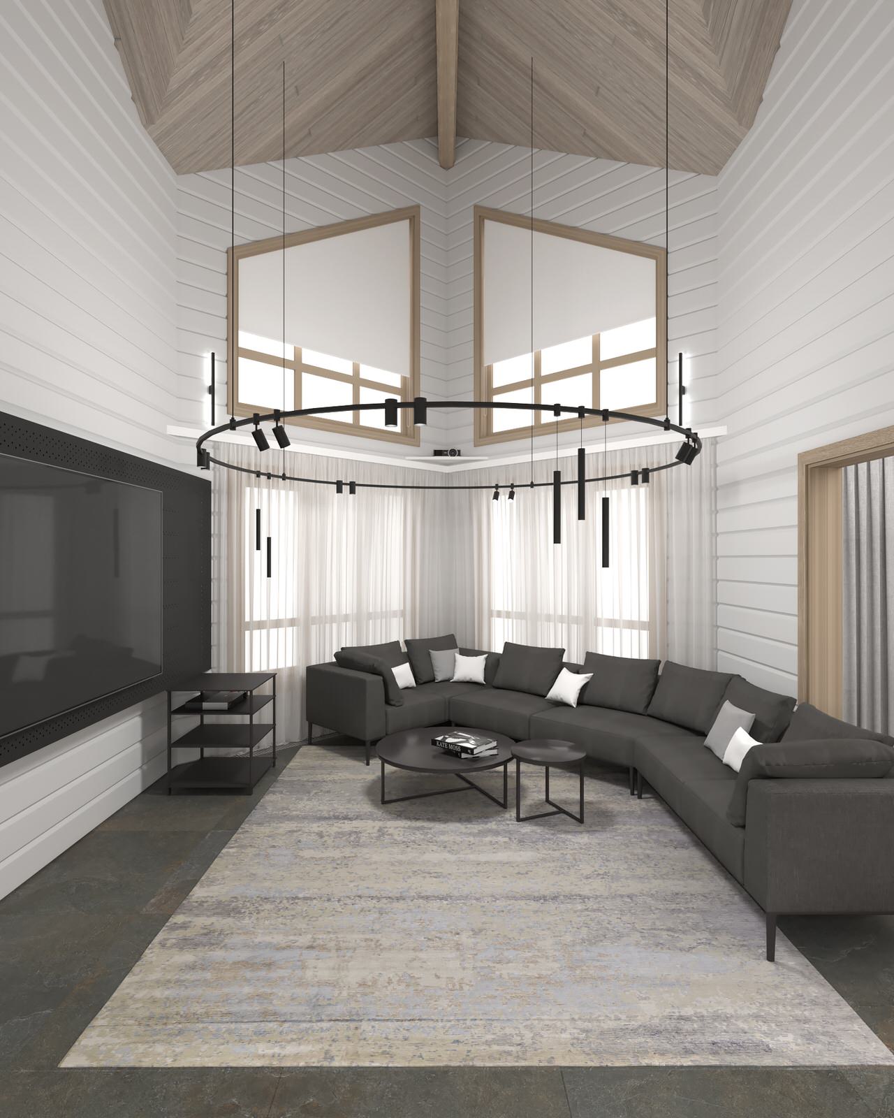 Дизайн интерьеров деревянного дома