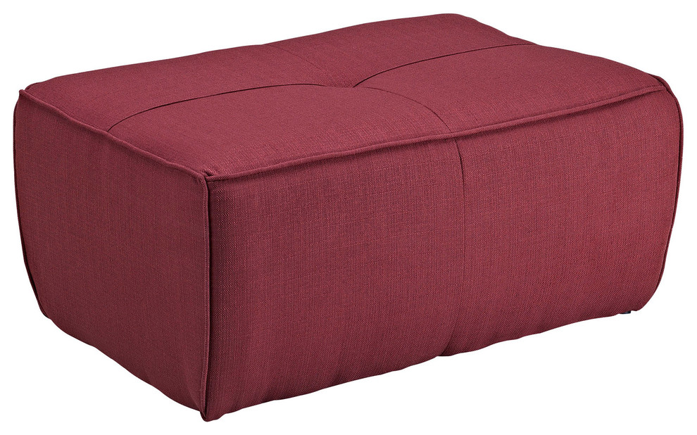 Align Upholstered Ottoman EEI-1357 Berry