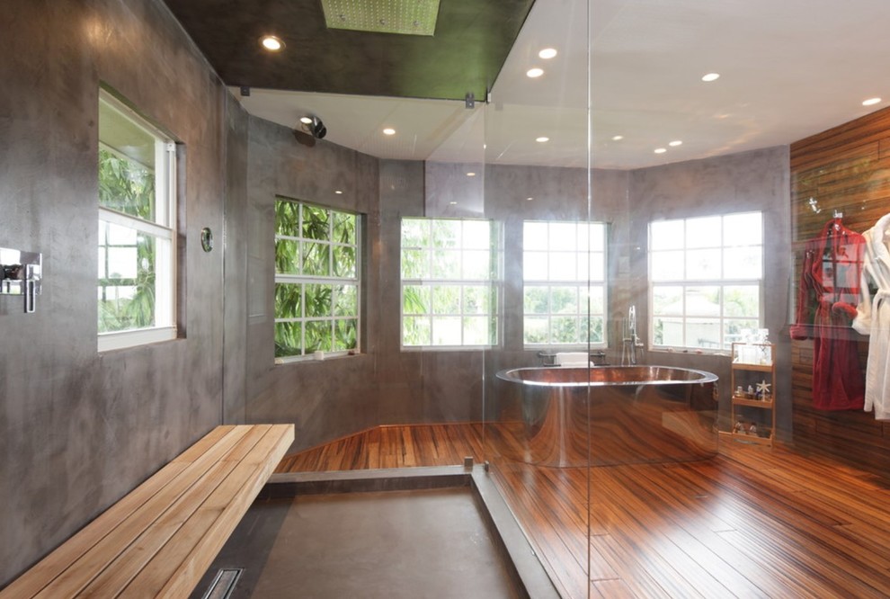 Микроцемент Topciment во влажных помещениях