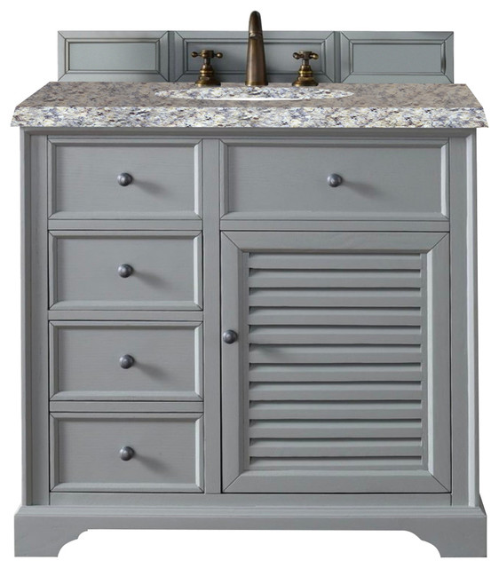 Savannah 36" Single Vanity Urban Gray Beach Style Bathroom