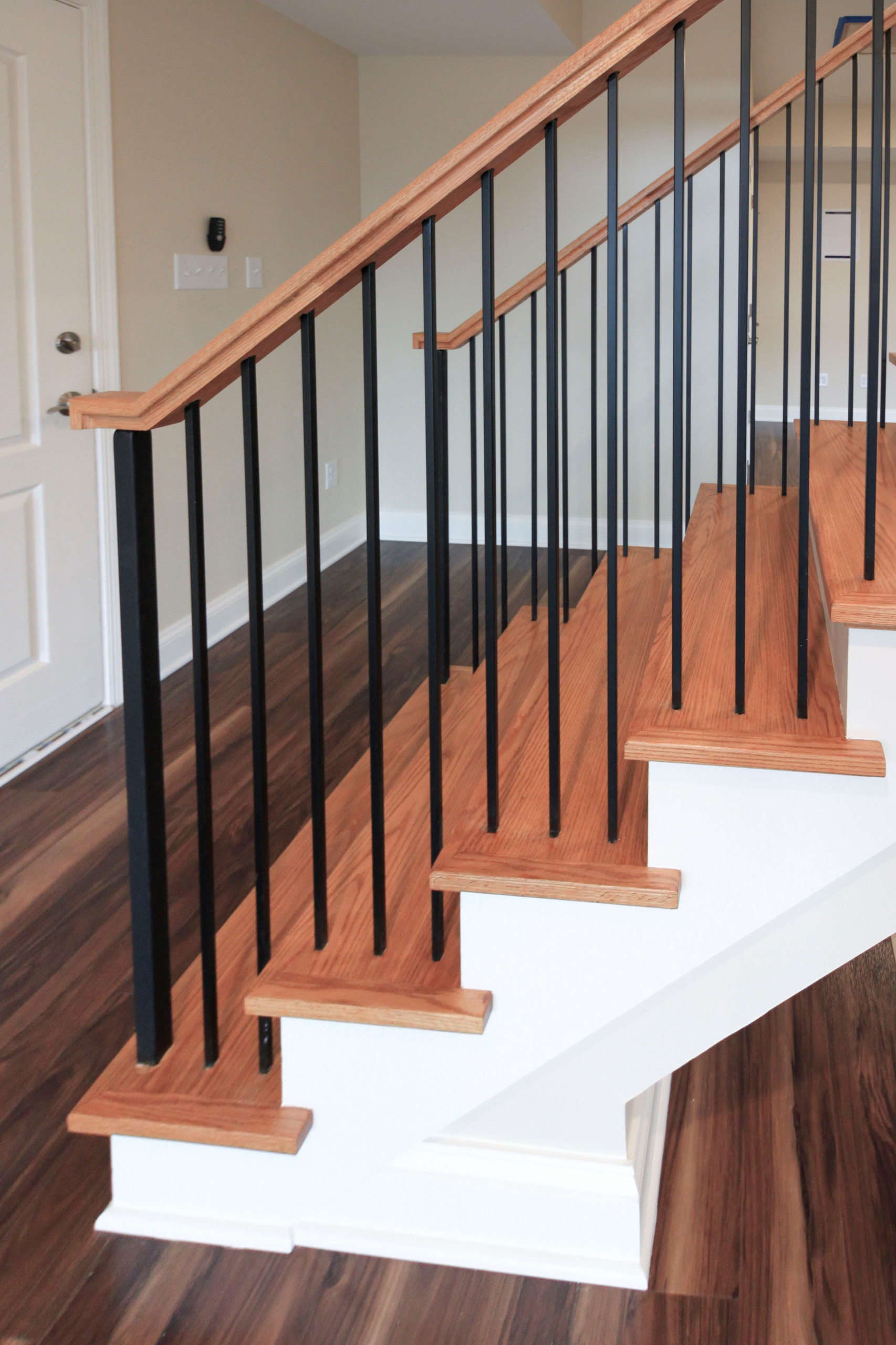 97_Airy Straight-Floating Staircase in Transitional-Mountain Home, Luray, VA 228