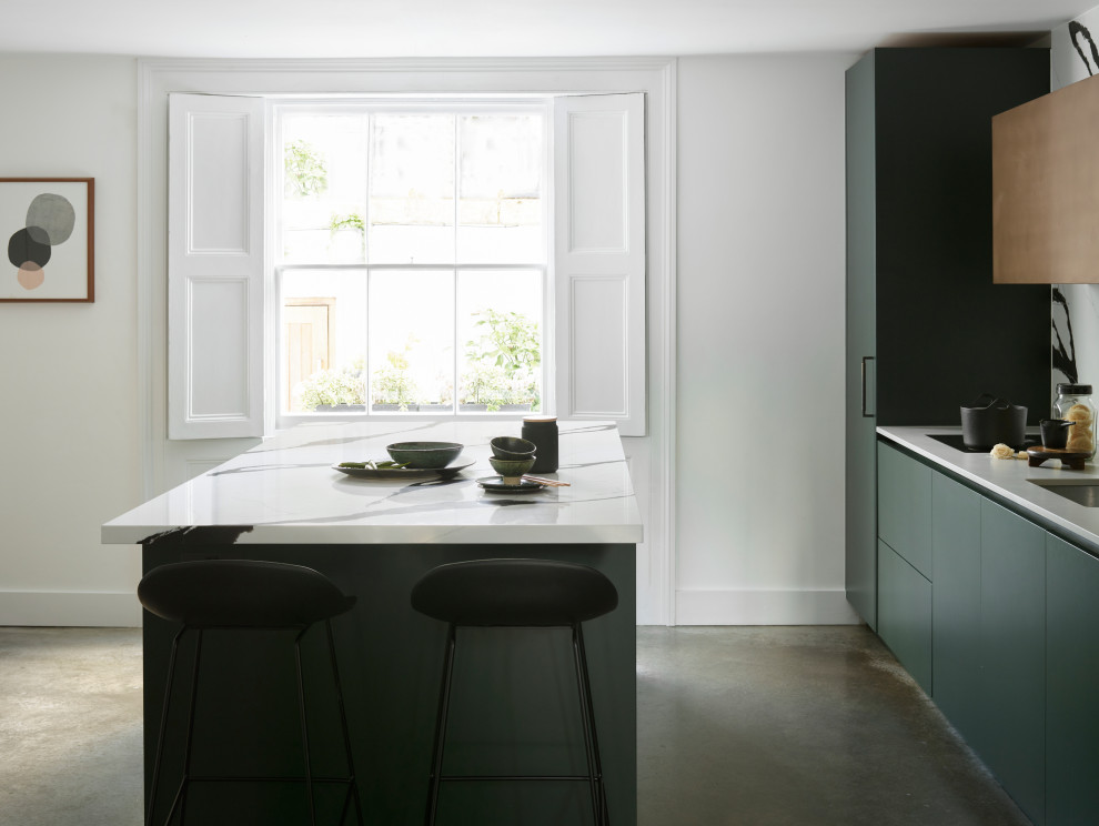 Photo of a contemporary kitchen in London.