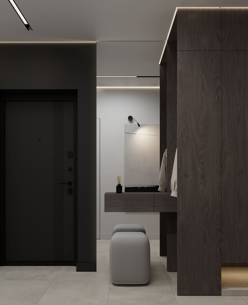 Дизайн-проект квартиры для семейной пары в современном стиле