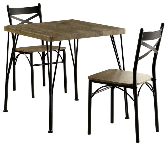Joslin E Efficient 3 Piece Dining Set Dark Bronze Joslin E Efficient 3 Piece Dining Set Dark Bronze