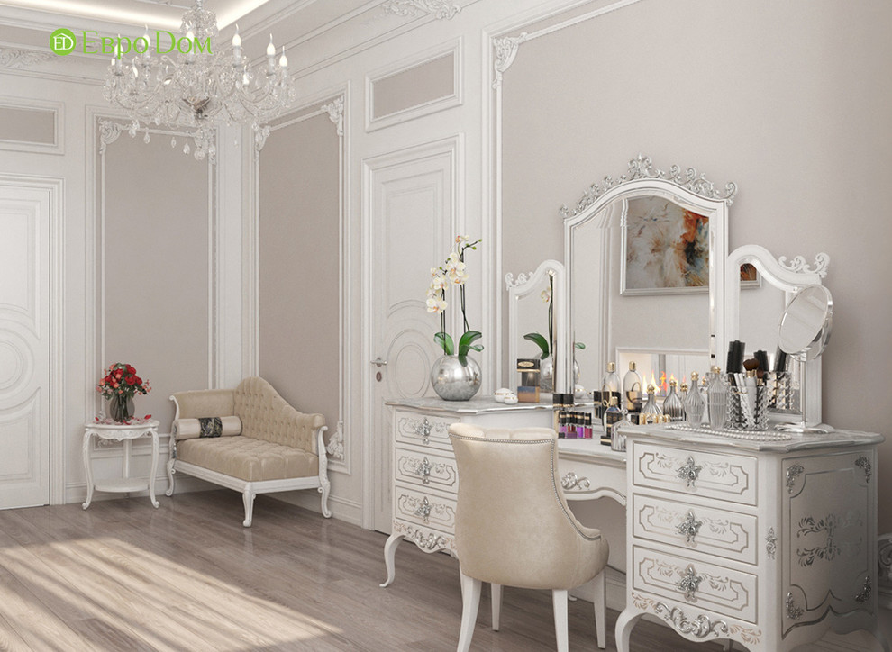 Дизайн трехкомнатной квартиры 120 кв. м в классическом стиле. Фото проекта